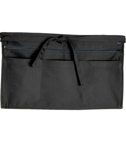 Dennys Zip Pocket Apron - BLK - ONE
